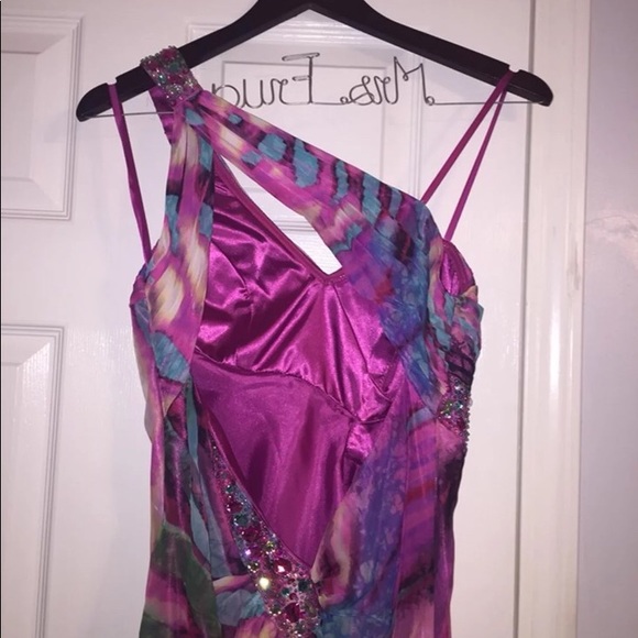 Multi Color Formal Gown - Picture 5 of 6